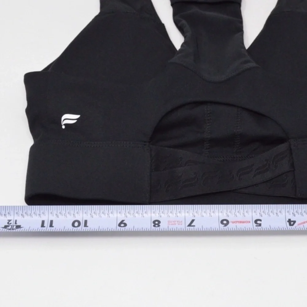 Fabletics Mila Medium Impact Sports Bra, Black,‎ Phone Pocket, Size XS?